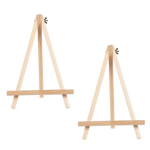 FUTUREORYY 2 Stück Mini Staffelei aus Holz Kleine Tischstaffelei Leichtes Mini Easel für Präsentationen Malen Klassenzimmer und Dekoration Teiliges FUTUREORYY 2 Stück Mini Staffelei aus Holz Kleine Tischstaffelei Leichtes Mini Easel für Präsentationen Malen Klassenzimmer und Dekoration Teiliges von FUTUREORYY