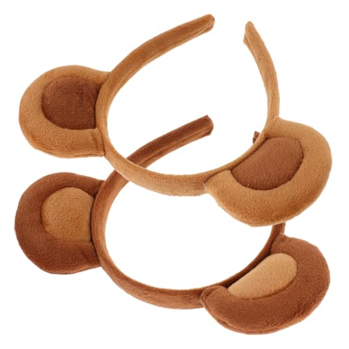 FUTUREORYY 2 Stück Niedliche Tierkopfbedeckung für Halloween Cosplay Freizeit Bequemer Haarschmuck für Mädchen und Frauen für Themenpartys von FUTUREORYY