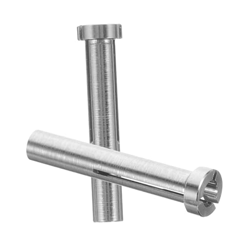 FUTUREORYY 2 Stück Teiliges Edelstahl Bohreradapter Kompakter Ergonomischer Bohrmaschinen Converter für Präzise DIY Anwendungen Kompatibel mit Kleinen Bits Vielseitiger Einsatz bei Reparatur von FUTUREORYY