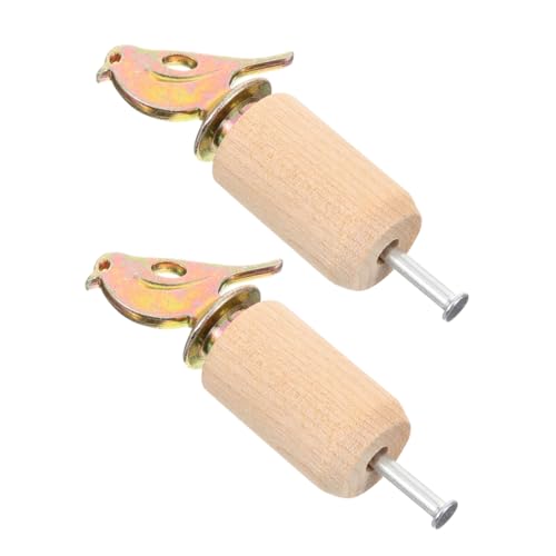 FUTUREORYY 2 Stück Vogelpfeife Partypfeifen Vogelrufe Pfeifen für Kinderpfeife Metall Beige von FUTUREORYY