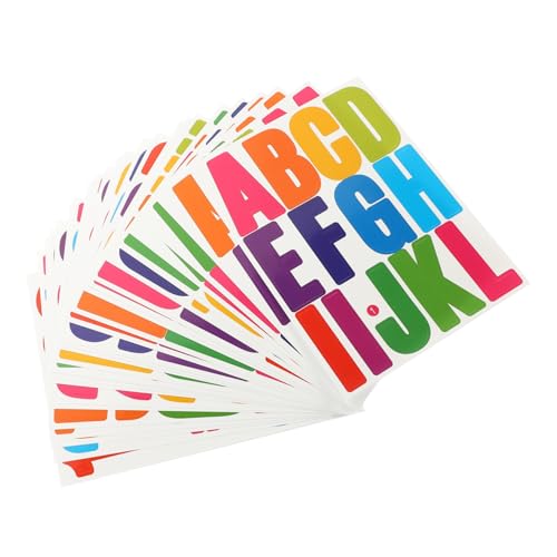 FUTUREORYY 24 Blatt Wasserfeste DIY Buchstaben Aufkleber Selbstklebende PVC Alphabet Sticker für Briefkasten Auto Klassenzimmer Dekoration Einfach Anzubringen Vielseitig Einsetzbar FUTUREORYY 24 Blatt Wasserfeste DIY Buchstaben Aufkleber Selbstklebende PVC Alphabet Sticker für Briefkasten Auto Klassenzimmer Dekoration Einfach Anzubringen Vielseitig Einsetzbar von FUTUREORYY