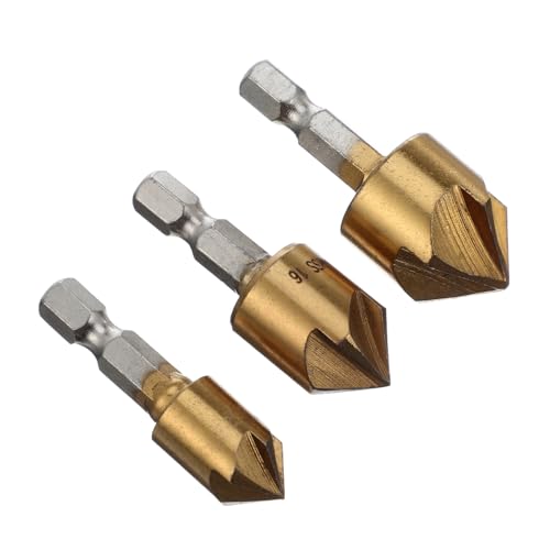 FUTUREORYY 3 Stück Hexagonal Schaft Teiliges Chamfering Cutter Langlebige Fünf Flügel Entgrater für Präzises Anfasen Einsetzbar Stabile Bohrer für Effizientes Arbeiten FUTUREORYY 3 Stück Hexagonal Schaft Teiliges Chamfering Cutter Langlebige Fünf Flügel Entgrater für Präzises Anfasen Einsetzbar Stabile Bohrer für Effizientes Arbeiten von FUTUREORYY