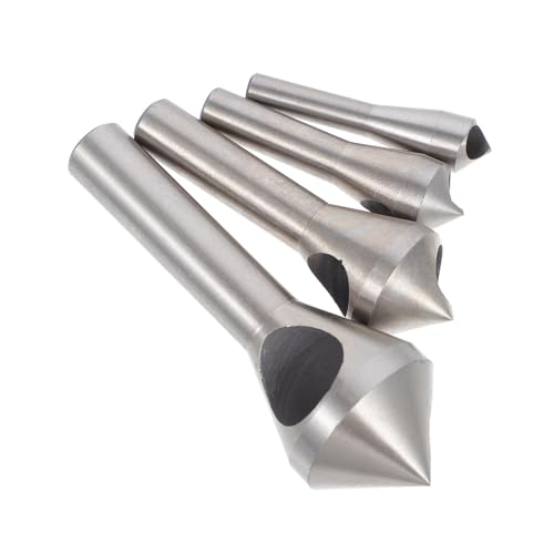 FUTUREORYY 4 Stück Teiliges Entgratwerkzeug Set mit Innenauswurf für Präzises Entgraten und Vertiefen von Metallbohrlöchern Langlebig Hohe Härte Spanabfuhr Geeignet für Metallbearbeitung FUTUREORYY 4 Stück Teiliges Entgratwerkzeug Set mit Innenauswurf für Präzises Entgraten und Vertiefen von Metallbohrlöchern Langlebig Hohe Härte Spanabfuhr Geeignet für Metallbearbeitung von FUTUREORYY