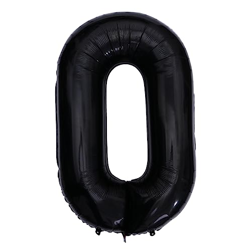 FUTUREORYY 40 30 Partyballons Geburtstag Schüttgut Dekorationen Hochzeitsdekor Nummernballons schwarz luftballons Jubiläumsballons Zahlenballons Folienballons von FUTUREORYY