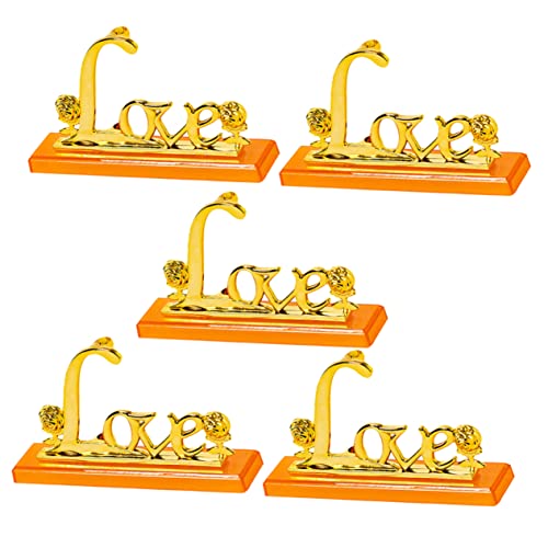 FUTUREORYY 5 Stück Teiliges Goldfolie Love Tischdeko Ornament Desktop Dekoration für Wohnzimmer Schlafzimmer und Büro Decor Accessoires FUTUREORYY 5 Stück Teiliges Goldfolie Love Tischdeko Ornament Desktop Dekoration für Wohnzimmer Schlafzimmer und Büro Decor Accessoires von FUTUREORYY