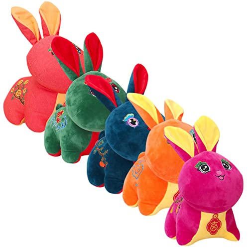 FUTUREORYY 5 Stück Teiliges Kaninchen Maskottchen Hängedekoration aus Weichem Material für Ostern und von FUTUREORYY