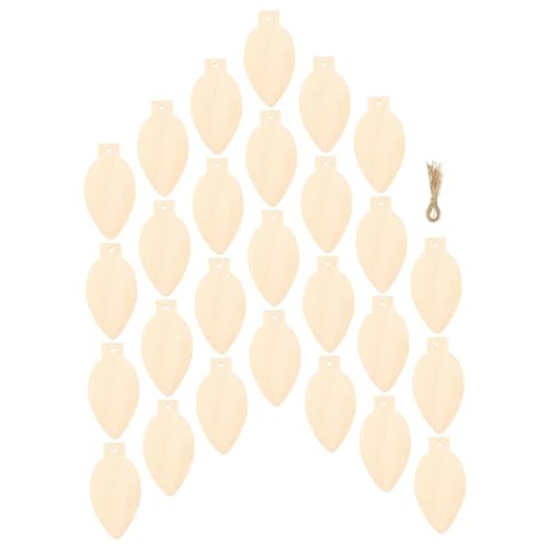 FUTUREORYY 50 Stück Weihnachts Holzanhänger Holzscheiben in Glühbirnenform zum Bemalen Basteln DIY Anhänger Holzdeko für Baum Fenster Wand Tür Weihnachten FUTUREORYY 50 Stück Weihnachts Holzanhänger Holzscheiben in Glühbirnenform zum Bemalen Basteln DIY Anhänger Holzdeko für Baum Fenster Wand Tür Weihnachten von FUTUREORYY