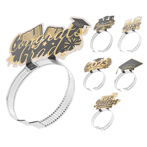 FUTUREORYY 6 Stück Teiliges Abschlussfeier Haarschmuck Adorable Haarreif für Graduierung Geburtstagsfeiern Cosplay Maskenbälle Leicht und Bequem für Erwachsene FUTUREORYY 6 Stück Teiliges Abschlussfeier Haarschmuck Adorable Haarreif für Graduierung Geburtstagsfeiern Cosplay Maskenbälle Leicht und Bequem für Erwachsene von FUTUREORYY