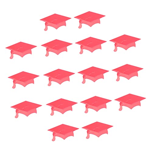 FUTUREORYY 600 Stück Doktorhut Konfetti Rote Abschlussfeier Tischdekoration für Doktoranden Kreative für Schulfeiern und Zeremonien Leicht und Glänzend von FUTUREORYY