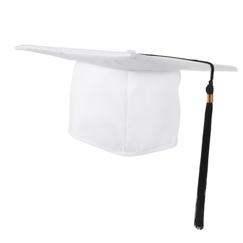 FUTUREORYY Abschluss Hut aus Polyester mit Quaste Unisex Graduation Cap für Feierlichkeiten Bequem für Bachelor Master und Doktoranden Fotorequisiten und Unvergessliche von FUTUREORYY