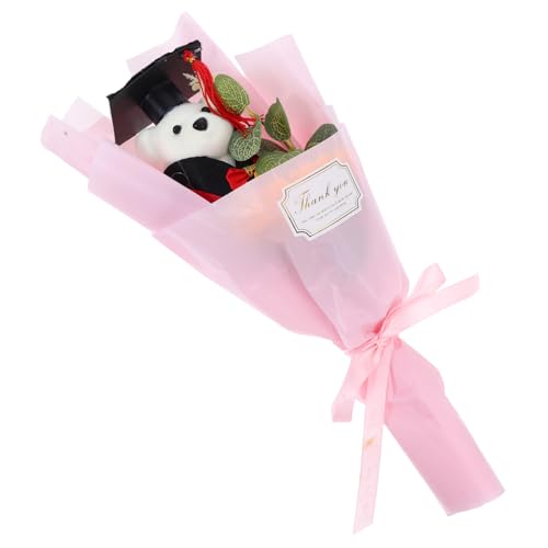 FUTUREORYY Abschlussbär Blumenstrauß mit Plüschbär und Doktorhut Dekorative Geschenkidee für Abschlussfeier Soft Tierstrauß mit Sonnenblumen Party Gefälligkeit FUTUREORYY Abschlussbär Blumenstrauß mit Plüschbär und Doktorhut Dekorative Geschenkidee für Abschlussfeier Soft Tierstrauß mit Sonnenblumen Party Gefälligkeit von FUTUREORYY