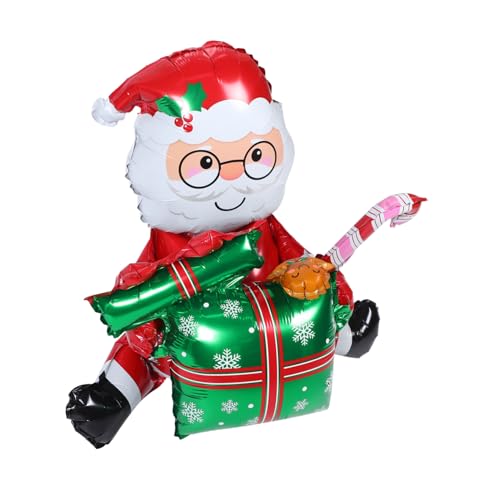 FUTUREORYY Aufblasbarer Weihnachtsmann Folienballon Grün Langlebig Wiederverwendbar Weihnachtsdeko für Party Einkaufsläden und Festliche Atmosphäre Leicht Aufblasbar und FUTUREORYY Aufblasbarer Weihnachtsmann Folienballon Grün Langlebig Wiederverwendbar Weihnachtsdeko für Party Einkaufsläden und Festliche Atmosphäre Leicht Aufblasbar und von FUTUREORYY