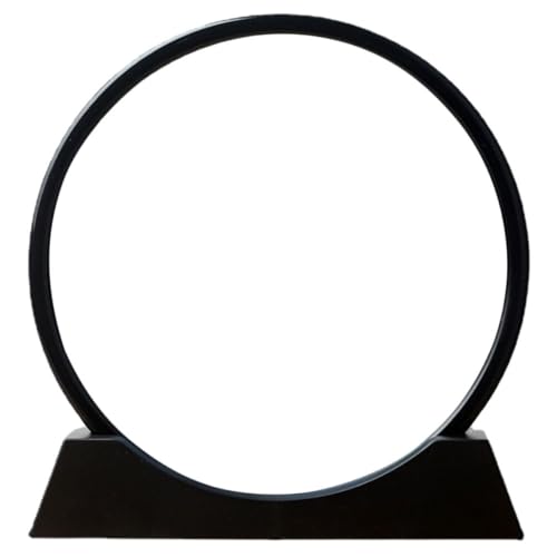 FUTUREORYY Beweglicher Quicksand Bildrahmen DIY Sandbildrahmen Rund Schwarz Kunststoffbasis mit Lederband für Glasrahmen Dekorativ für Wohnzimmer Büro Schlafzimmer FUTUREORYY Beweglicher Quicksand Bildrahmen DIY Sandbildrahmen Rund Schwarz Kunststoffbasis mit Lederband für Glasrahmen Dekorativ für Wohnzimmer Büro Schlafzimmer von FUTUREORYY