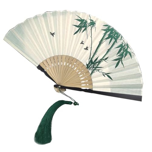 FUTUREORYY Eleganter Faltfächer aus Chinesischer Handgefertigt Antikes Design Tänze und Dekoration für Wanddekoration Vielfältig Einsetzbar FUTUREORYY Eleganter Faltfächer aus Chinesischer Handgefertigt Antikes Design Tänze und Dekoration für Wanddekoration Vielfältig Einsetzbar von FUTUREORYY