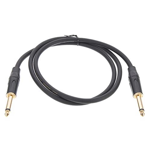 FUTUREORYY Elektrisches Gitarrenkabel Audioverbindung Professionelles Instrumentenkabel für Gitarre und Lautsprecher Langlebig und Einfach zu Bedienen von FUTUREORYY