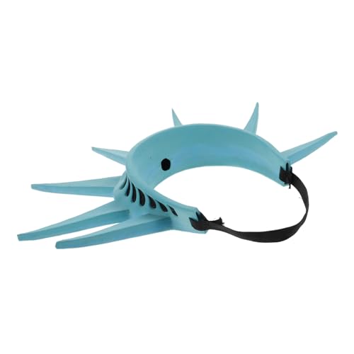 FUTUREORYY Freiheitsstatue Stirnband und Fackel Detailreiches Kostümzubehör für Damen Patriotischer Kopfschmuck für Unabhängigkeitstag Halloween und Mottoparty Robust und Realistisch von FUTUREORYY