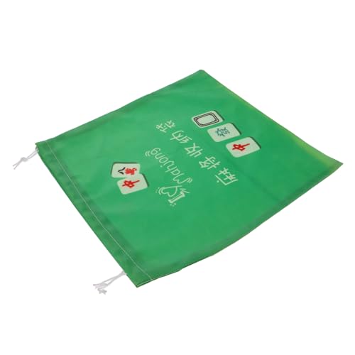 FUTUREORYY Große Mahjong Aufbewahrungstasche mit Kordelzug Wiederverwendbarer Tragbarer Mahjong Spielsteine Organizer Leicht und Robust für Unterwegs Schützend und Einfach zu Transportieren von FUTUREORYY
