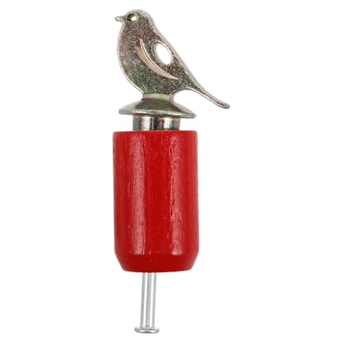 FUTUREORYY Handverdrehte Vogelpfeife mit Realistischen Vogelrufen Tragbares für Naturbeobachtung und Training Leicht Bedienbar für Rotes Design Party Accessoire und von FUTUREORYY