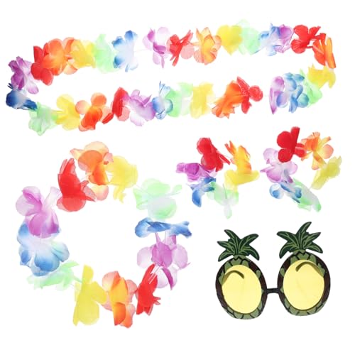FUTUREORYY Hawaii Party Tropische Blumen girlande mit Ananas Sonnenbrille Ergonomisch Leicht und Langlebig für Sommer Luau Mottoparty Bühnenoutfit FUTUREORYY Hawaii Party Tropische Blumen girlande mit Ananas Sonnenbrille Ergonomisch Leicht und Langlebig für Sommer Luau Mottoparty Bühnenoutfit von FUTUREORYY