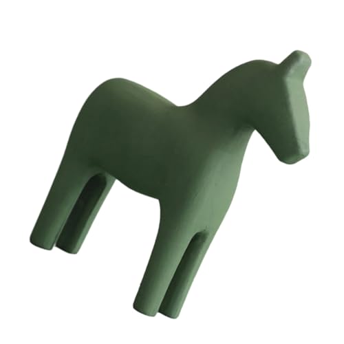FUTUREORYY Holz Pferd Skulptur Minimalistisch Holzfigur Dekor Für Wohnzimmer Büro Schreibtisch Frühlingsfest Erfolgssymbol Pferdedekor Pferdeskulpturen von FUTUREORYY