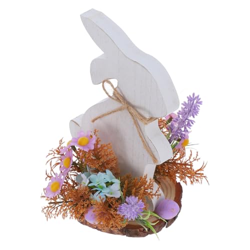 FUTUREORYY Kaninchen-Desktop-Dekoration Osterhasen-Ornamente Tisch rustikal Ostern Bauernhausdekoration Bunny Home Decor Hasendekor aus Holz Kaninchen-Desktop-Ornamente Osterdekor Seidentuch FUTUREORYY Kaninchen-Desktop-Dekoration Osterhasen-Ornamente Tisch rustikal Ostern Bauernhausdekoration Bunny Home Decor Hasendekor aus Holz Kaninchen-Desktop-Ornamente Osterdekor Seidentuch von FUTUREORYY