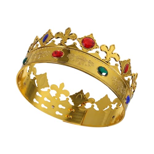 FUTUREORYY Kopfschmuck Kronparty Renaissance-haarschmuck König Verkleiden Sich Für Jungen Partyzubehör Cosplay-kostüm-krone König Cosplay Krone Cosplay-krone Krone Für Mädchen Golden Stoff FUTUREORYY Kopfschmuck Kronparty Renaissance-haarschmuck König Verkleiden Sich Für Jungen Partyzubehör Cosplay-kostüm-krone König Cosplay Krone Cosplay-krone Krone Für Mädchen Golden Stoff von FUTUREORYY