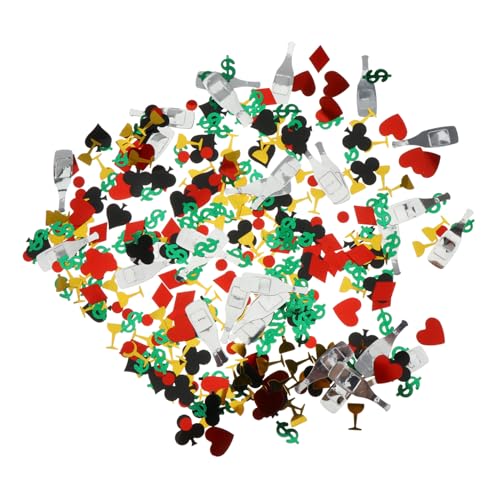 FUTUREORYY Las Vegas Poker Konfetti Buntes Plastik Tischdeko für Vegas Themenparty Wiederverwendbar Langlebig für DIY Basteln und Festliche Dekoration FUTUREORYY Las Vegas Poker Konfetti Buntes Plastik Tischdeko für Vegas Themenparty Wiederverwendbar Langlebig für DIY Basteln und Festliche Dekoration von FUTUREORYY