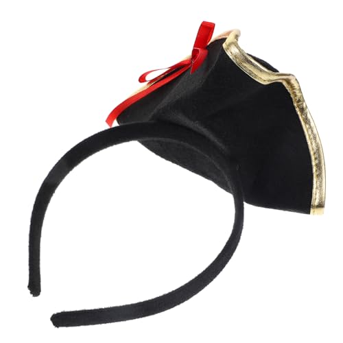 FUTUREORYY Leichtes Piratenhut Stirnband Halloween Karneval Haarreif Piraten Kostüm Requisite für Damen und Herren Cosplay Party Zubehör für Themen und Maskeradeveranstaltungen von FUTUREORYY
