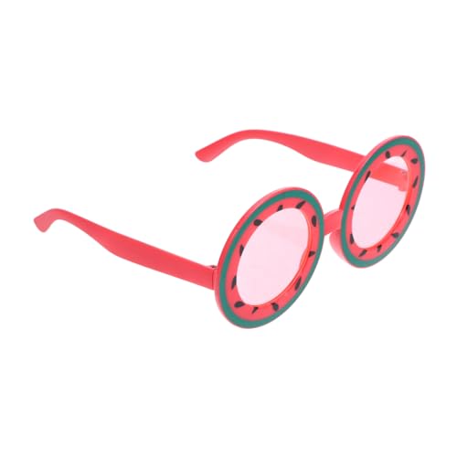 FUTUREORYY Lustige Hawaii Partybrille Wassermelonenform Sommer Sonnenbrille Fotorequisite Leicht Robust für Strand Feier Karneval von FUTUREORYY