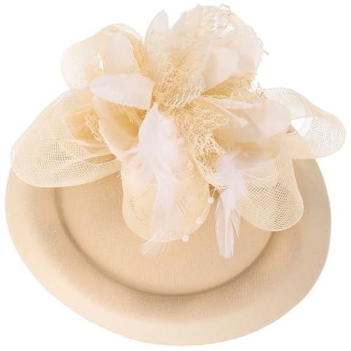 FUTUREORYY Mesh-Kopfschmuck haarschmuck haar spangen haarspangen klammer minihut haar volumenclip Party Netz klein Styling Hüte Hochzeits-Fascinator-Hut Braut-Mini-Hut-Clip Gittergewebe Beige FUTUREORYY Mesh-Kopfschmuck haarschmuck haar spangen haarspangen klammer minihut haar volumenclip Party Netz klein Styling Hüte Hochzeits-Fascinator-Hut Braut-Mini-Hut-Clip Gittergewebe Beige von FUTUREORYY