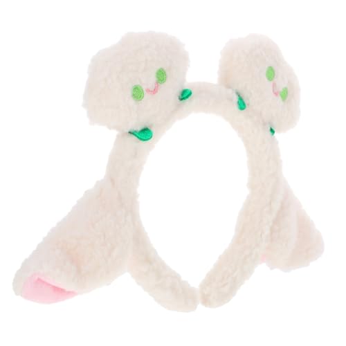 FUTUREORYY Niedliches Plüsch Schaf Ohr Stirnband Weiches Haarband mit Tierohren Leichtes Kopfband für Party DIY Haarschmuck Kreatives Accessoire für Frauen und Mädchen von FUTUREORYY