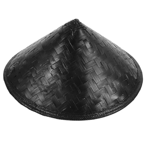 FUTUREORYY Ninja Cosplay Hut Handgewebt Leicht Langlebig Stilvoll für Party und Bühne Schwarz Modisches Requisit für Performance und Kostüm Zufällige Farbe Zufällige Farbe von FUTUREORYY