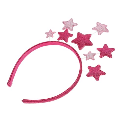 FUTUREORYY Pentagramm-stirnband Star Headwap Stern-braut-kopfschmuck Sternhaarband Mädchen Stirnbänder Sternantennen-stirnband Urlaubsstirnband Silvester Zubehör Stern-kopfbedeckung Rot Stoff FUTUREORYY Pentagramm-stirnband Star Headwap Stern-braut-kopfschmuck Sternhaarband Mädchen Stirnbänder Sternantennen-stirnband Urlaubsstirnband Silvester Zubehör Stern-kopfbedeckung Rot Stoff von FUTUREORYY