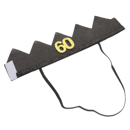 FUTUREORYY Schwarze Geburtstagshut Dickes Design Dekorativer Partyhut für Geburtstag Kreative Langlebige Geburtstagskrone für Unvergessliche Feiermomente FUTUREORYY Schwarze Geburtstagshut Dickes Design Dekorativer Partyhut für Geburtstag Kreative Langlebige Geburtstagskrone für Unvergessliche Feiermomente von FUTUREORYY