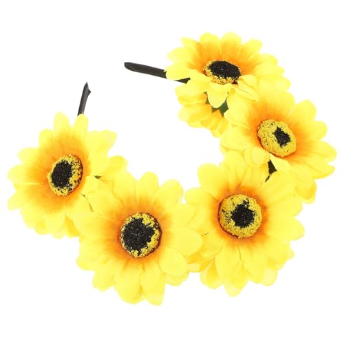 FUTUREORYY Sonnenblumen Haarband für Partys Künstliches Sonnenblumen Stirnband Dekorativer Haarschmuck für Festivals Hochzeiten und Karneval Langlebiges Material Design FUTUREORYY Sonnenblumen Haarband für Partys Künstliches Sonnenblumen Stirnband Dekorativer Haarschmuck für Festivals Hochzeiten und Karneval Langlebiges Material Design von FUTUREORYY