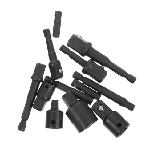 FUTUREORYY Teiliges Chrom vanadium Stahl Bit Adapter Stabile Verbindungsrohre für Elektronische Werkzeuge Verschleißfeste Reduzierhülsen Praktische Verlängerungsstangen für Präzise von FUTUREORYY