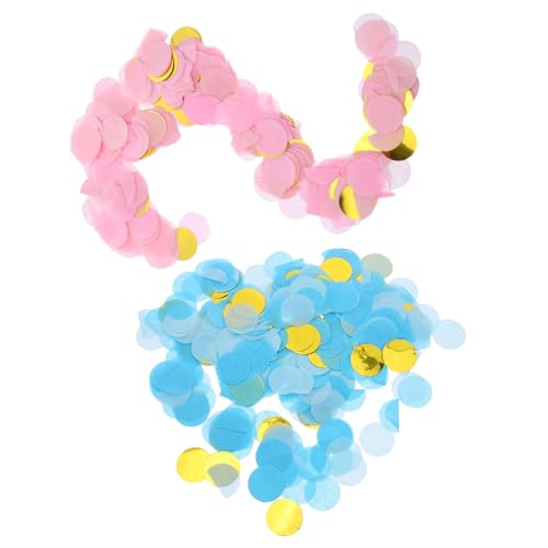 FUTUREORYY Teiliges Rundes Gender Reveal Konfetti Papierstreudeko in Blau Rosa Shower Dekoration für Neutrale Babyparty Vielseitig Einsetzbar als Tischdeko und Festtagsakzent FUTUREORYY Teiliges Rundes Gender Reveal Konfetti Papierstreudeko in Blau Rosa Shower Dekoration für Neutrale Babyparty Vielseitig Einsetzbar als Tischdeko und Festtagsakzent von FUTUREORYY
