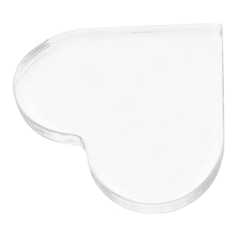 FUTUREORYY Transparente Acrylplatte Herzform DIY Blanks für Segensbotschaften Leichtes Kompaktes Acrylornament als für Freunde Valentinstag Kreative Dekoration FUTUREORYY Transparente Acrylplatte Herzform DIY Blanks für Segensbotschaften Leichtes Kompaktes Acrylornament als für Freunde Valentinstag Kreative Dekoration von FUTUREORYY