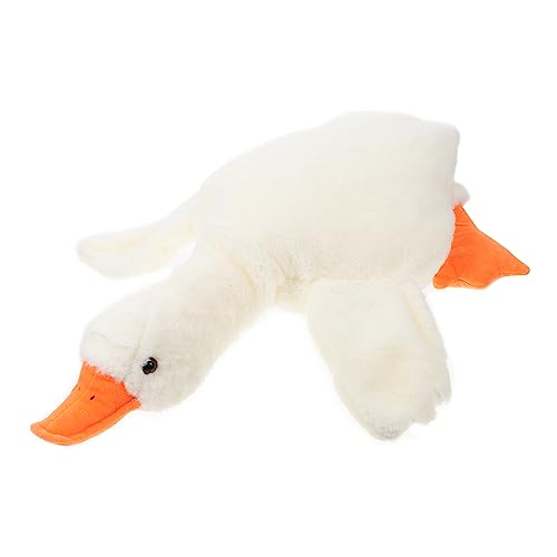 FUTUREORYY Weißer Gänse Kostümhut Plüsch Kopfschmuck Partyhut Cosplay Zubehör für Geburtstagsfeier und Lustige Verkleidung von FUTUREORYY