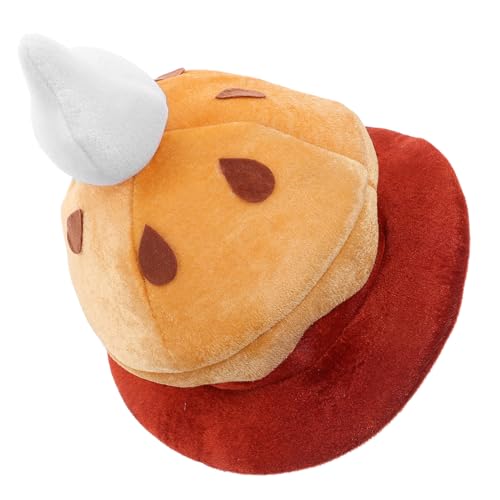 FUTUREORYY Wiederverwendbarer Plüsch-halloween-kürbis-hut für Erwachsene Lustige Party-kostüm-mütze für Rollenspiele Vielseitiger Weihnachts Erntedank-kopfschmuck Fotogenes Accessoire für von FUTUREORYY