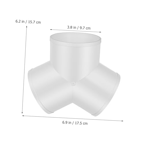 FUTUREORYY Y Förmiger PVC Rohrverbinder für Abluftschlauch Leichter Wege Abzweig Verbinder mit Glatter Innenfläche Geräuscharm Vielseitig für Haushalt Gewerbe und Industrie Geeignet FUTUREORYY Y Förmiger PVC Rohrverbinder für Abluftschlauch Leichter Wege Abzweig Verbinder mit Glatter Innenfläche Geräuscharm Vielseitig für Haushalt Gewerbe und Industrie Geeignet von FUTUREORYY