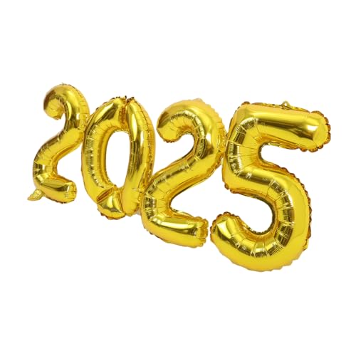 FUTUREORYY Zahlen Folienballons Gold Aluminium Partydeko Neujahr Silvester Feier Years Eve Party Favor Ballons Einfache Anbringung Langlebig Festlich FUTUREORYY Zahlen Folienballons Gold Aluminium Partydeko Neujahr Silvester Feier Years Eve Party Favor Ballons Einfache Anbringung Langlebig Festlich von FUTUREORYY