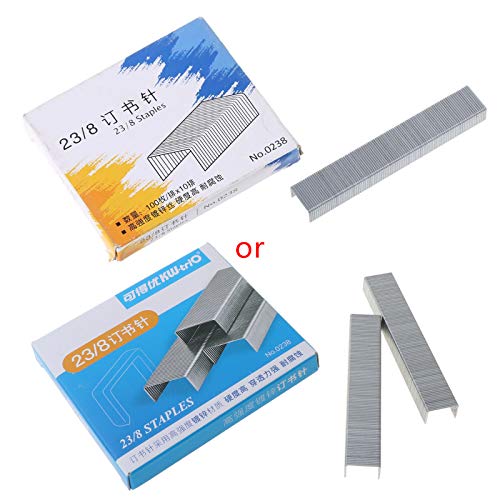 1000 Stück/Box, robustes 23/8-Metall, für Heftgerät, Büro, Schulbedarf 1000 Stück/Box, robustes 23/8-Metall, für Heftgerät, Büro, Schulbedarf von FUUGlan