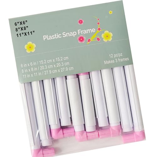 3 Größen Kreuzstichrahmen Stickrahmen Quadratischer Stickrahmen PVC Clip-Rahmen für Bastler 3 Größen Kreuzstichrahmen Stickrahmen Quadratischer Stickrahmen PVC Clip-Rahmen für Bastler von FUUGlan
