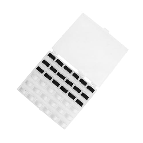 38-teiliges vorgewickeltes Spulen-Set, Nähmaschinen-Garnspulen mit Etui, 1,2 x 2,9 cm, mehrfarbige Garnspulen 38-teiliges vorgewickeltes Spulen-Set, Nähmaschinen-Garnspulen mit Etui, 1,2 x 2,9 cm, mehrfarbige Garnspulen von FUUGlan