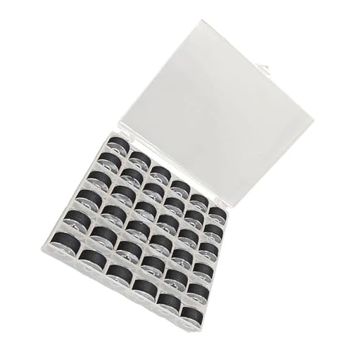 38-teiliges vorgewickeltes Spulen-Set, Nähmaschinen-Garnspulen mit Etui, 1,2 x 2,9 cm, mehrfarbige Garnspulen 38-teiliges vorgewickeltes Spulen-Set, Nähmaschinen-Garnspulen mit Etui, 1,2 x 2,9 cm, mehrfarbige Garnspulen von FUUGlan