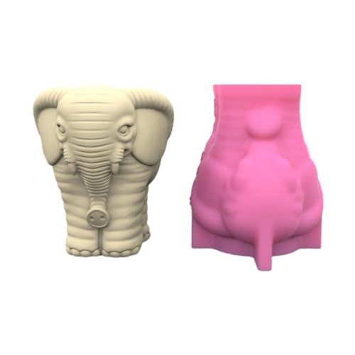 3D-Elefanten-Blumentöpfe, Epoxidharz-Formen, Stifthalter, Zement-Pflanzgefäß, Silikon, Heimdekoration 3D-Elefanten-Blumentöpfe, Epoxidharz-Formen, Stifthalter, Zement-Pflanzgefäß, Silikon, Heimdekoration von FUUGlan