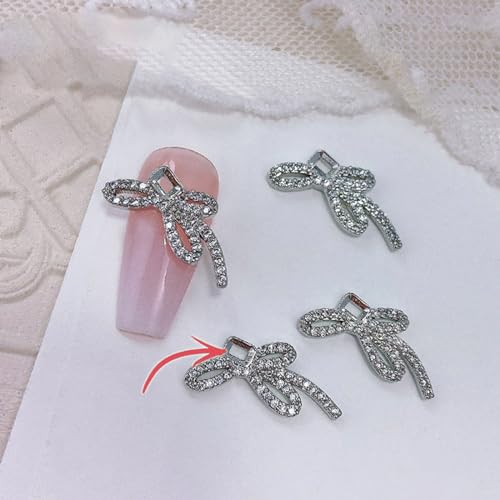 3D-Strasssteine mit Schmetterlings-Nägeln, luxuriös, glänzende Nageldiamanten, Metall-Juwelen für Legierungsdekorationen 3D-Strasssteine mit Schmetterlings-Nägeln, luxuriös, glänzende Nageldiamanten, Metall-Juwelen für Legierungsdekorationen von FUUGlan