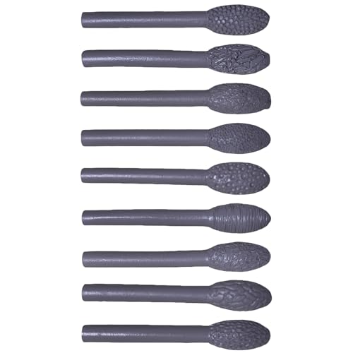 9-teiliges Töpferwerkzeug-Set, Töpferei, Modellierstäbe, Texturwerkzeug, ovale Form, Roller-Set für Ton, Modelliermasse, Textur-Set 9-teiliges Töpferwerkzeug-Set, Töpferei, Modellierstäbe, Texturwerkzeug, ovale Form, Roller-Set für Ton, Modelliermasse, Textur-Set von FUUGlan