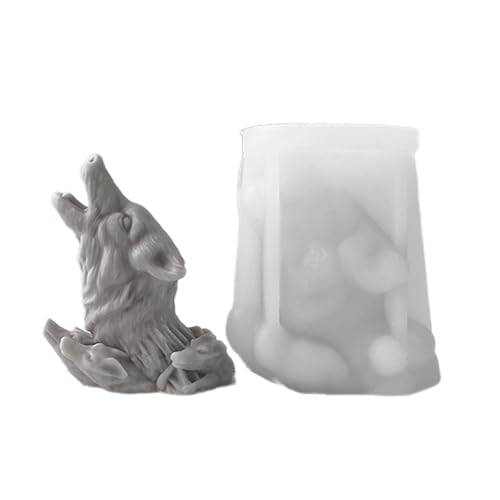Einzigartige Epoxidharz-Formen, Wolfskopf, Gipsform, 3D-Figuren, Bastelform, Heimdekoration, Silikonherstellung Einzigartige Epoxidharz-Formen, Wolfskopf, Gipsform, 3D-Figuren, Bastelform, Heimdekoration, Silikonherstellung von FUUGlan